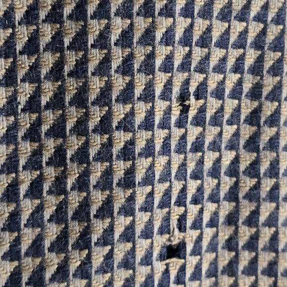 Nino Cerruti Sport Coat Jacket Mens Brown Black 2Buttons Long Sleeve Has holes - Picture 7 of 14